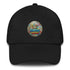 Adjustable dad hat featuring colorful &