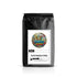 Packaging of Fresh Roasted Coffee from Coffee Kang featuring vibrant design and origins information.