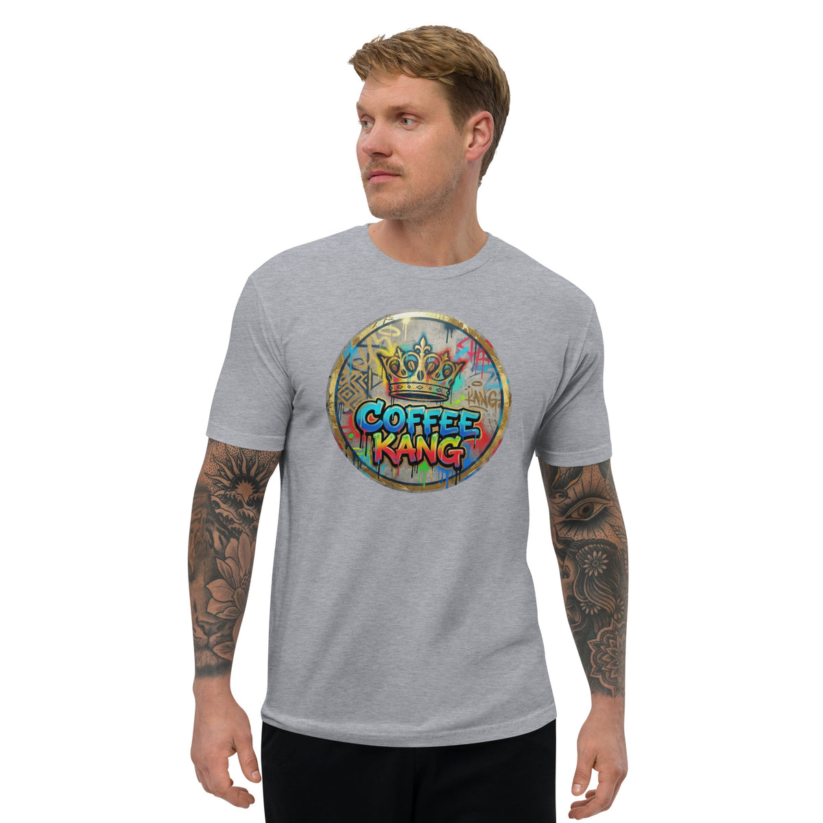 comfortable short sleeve t-shirt featuring colorful &