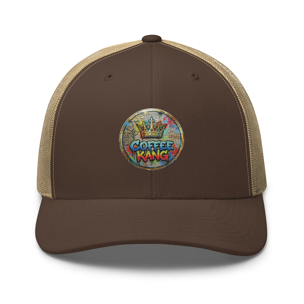 trucker cap with mesh back featuring &